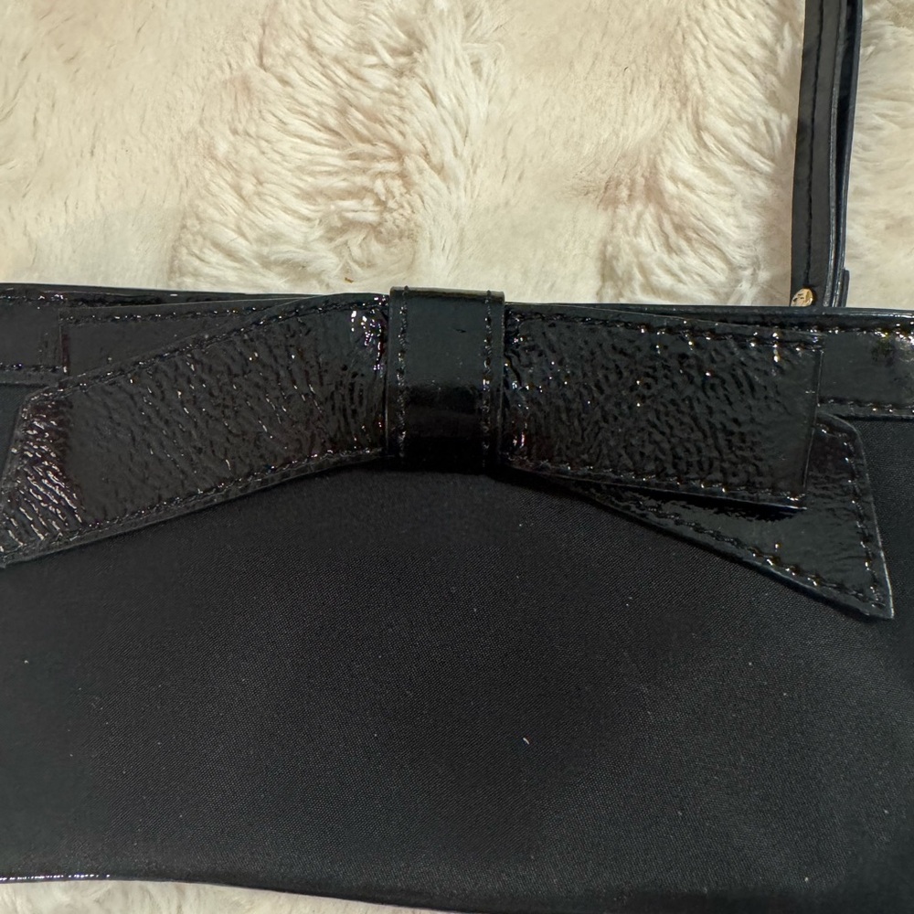 Black Bow Clutch Bag- Kate Spade